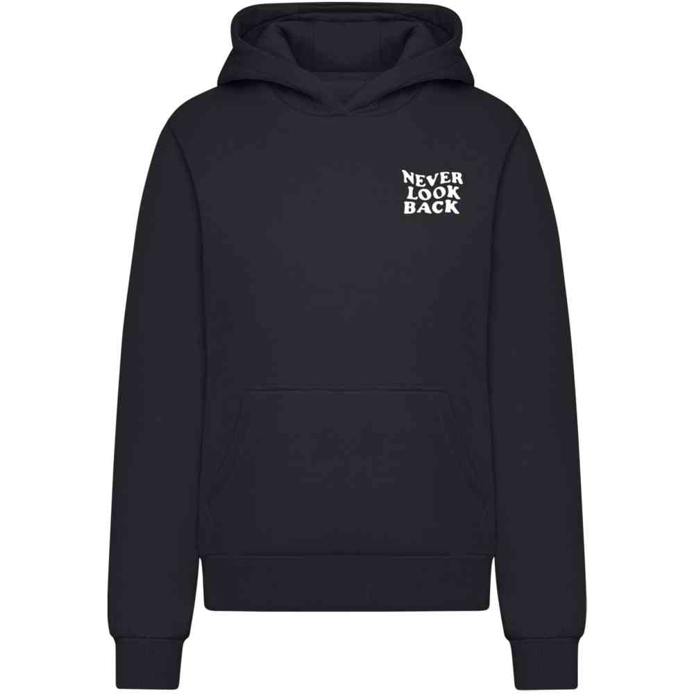 Miss Tee - Never Look Back Fluffy Hoodie/trui - Zwart